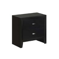Carolina-bl-ns Global Furniture Carolina - Black Bedroom Furniture Nightstand