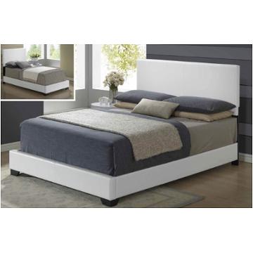8103-wh-qb Global Furniture 8103 - White Bedroom Furniture Bed