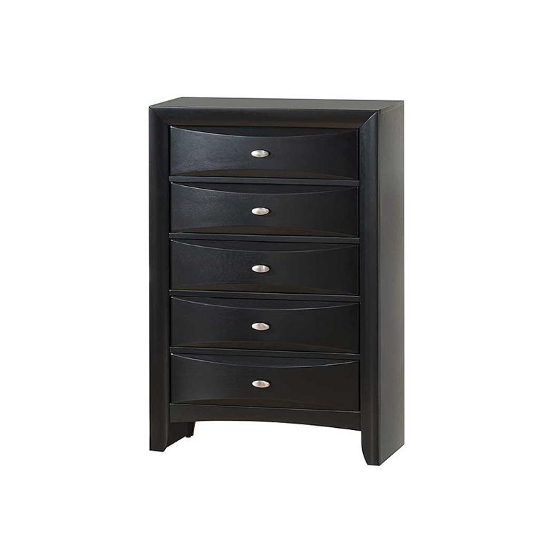 Linda-bl-ch Global Furniture Linda - Black Bedroom Furniture Chest