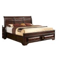 Sarina-vo-kb Global Furniture Sarina - Varnish Oak Bedroom Furniture Bed