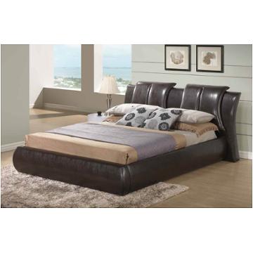 8269-br-qb Global Furniture 8269 - Brown Bedroom Furniture Bed