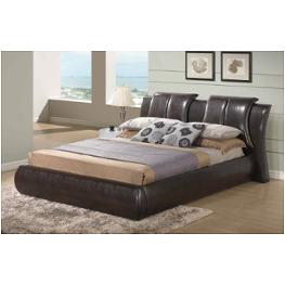 8269-br-qb Global Furniture 8269 - Brown Bedroom Furniture Bed