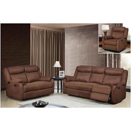 U8303-s - Chocolate Global Furniture U8303 - S-022 Chocolate Living Room Furniture Sofa