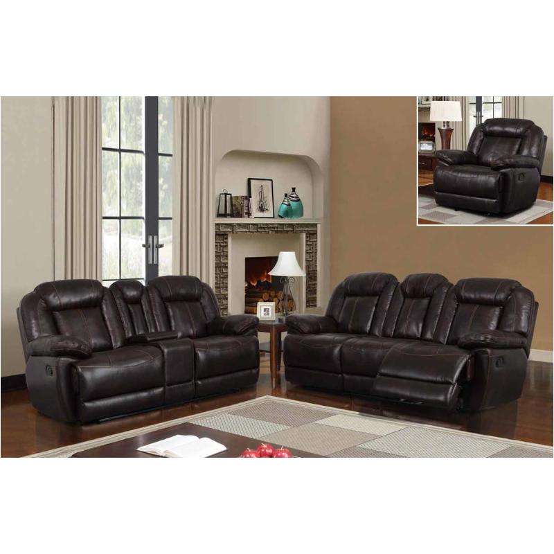 U8304-s - Nx108-5 Global Furniture U8304 - Brown Living Room Furniture Sofa