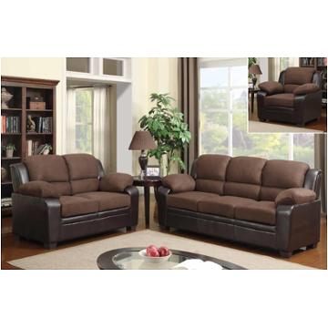 U880018-s - Microfiber - Chocolate Global Furniture U880018 Microfiber - Chocolate Living Room Furniture Sofa