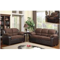 U880018-l - Microfiber - Chocolate Global Furniture U880018 Microfiber - Chocolate Living Room Furniture Loveseat
