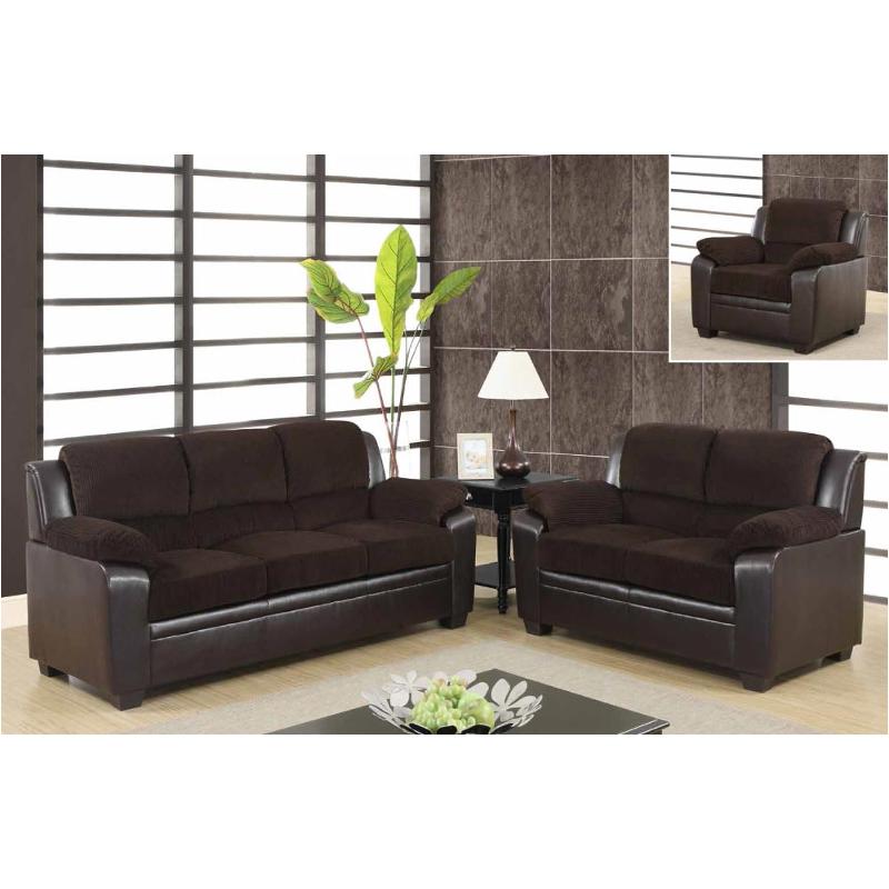 U880018-s - Corduroy - Chocolate Global Furniture U880018 Corduroy - Chocolate Living Room Furniture Sofa