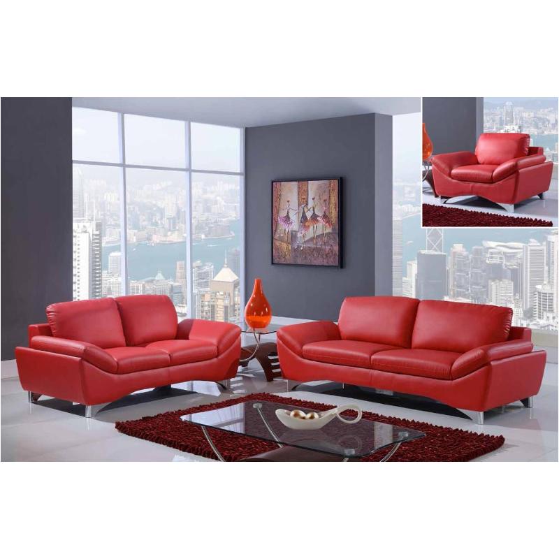 U7140-s - Nat-red Global Furniture U7140 - Nat-red Living Room Furniture Sofa