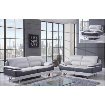 U7330-s Bonded - Nat-light And Dark Grey Global Furniture U7330 - Bonded - Nat-light And Dark Grey Living Room Furniture Sofa