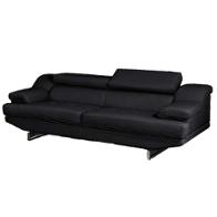 U8141-s - Nat-black-wagner Black Global Furniture U8141 - Nat-black And Wagner Black Living Room Furniture Sofa