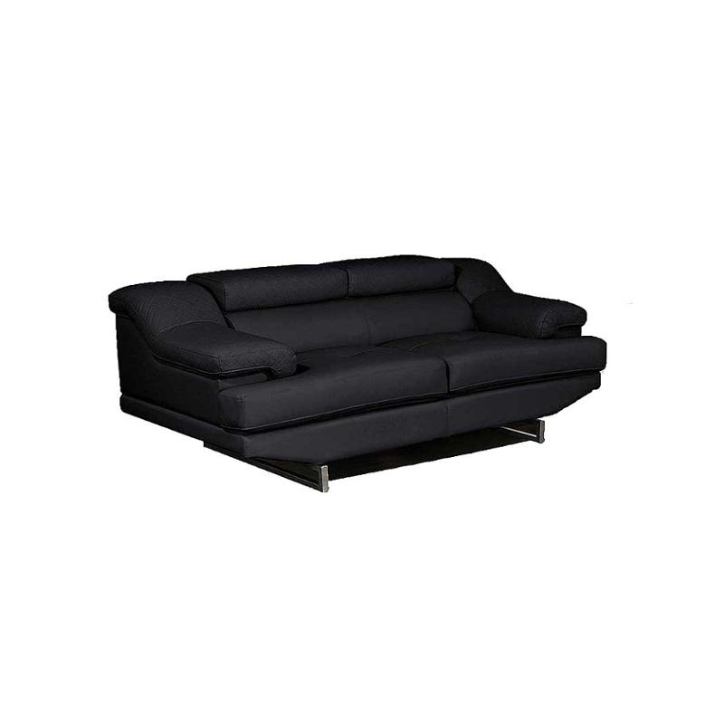 U8141-l - Nat-black-wagner Black Global Furniture U8141 - Nat-black And Wagner Black Living Room Furniture Loveseat