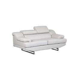 U8141-l - Light Grey Global Furniture U8141 - Bonded - Natalie Light Grey Living Room Furniture Loveseat