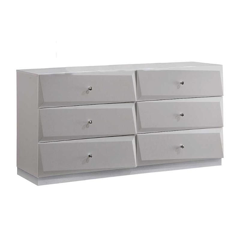 Barcelona-sl-d Global Furniture Barcelona - Silver Line Bedroom Furniture Dresser
