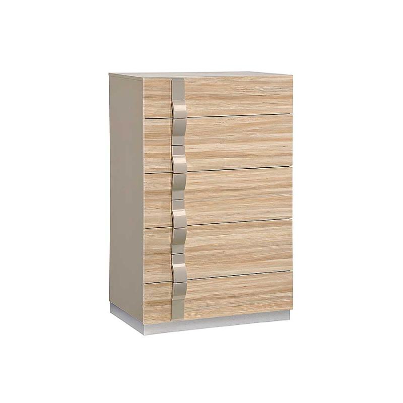 Grace-cz-ch Global Furniture Grace - Champagne And Zebra Cherry Bedroom Furniture Chest