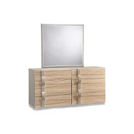 Grace-cz-m Global Furniture Grace - Champagne And Zebra Cherry Bedroom Furniture Mirror