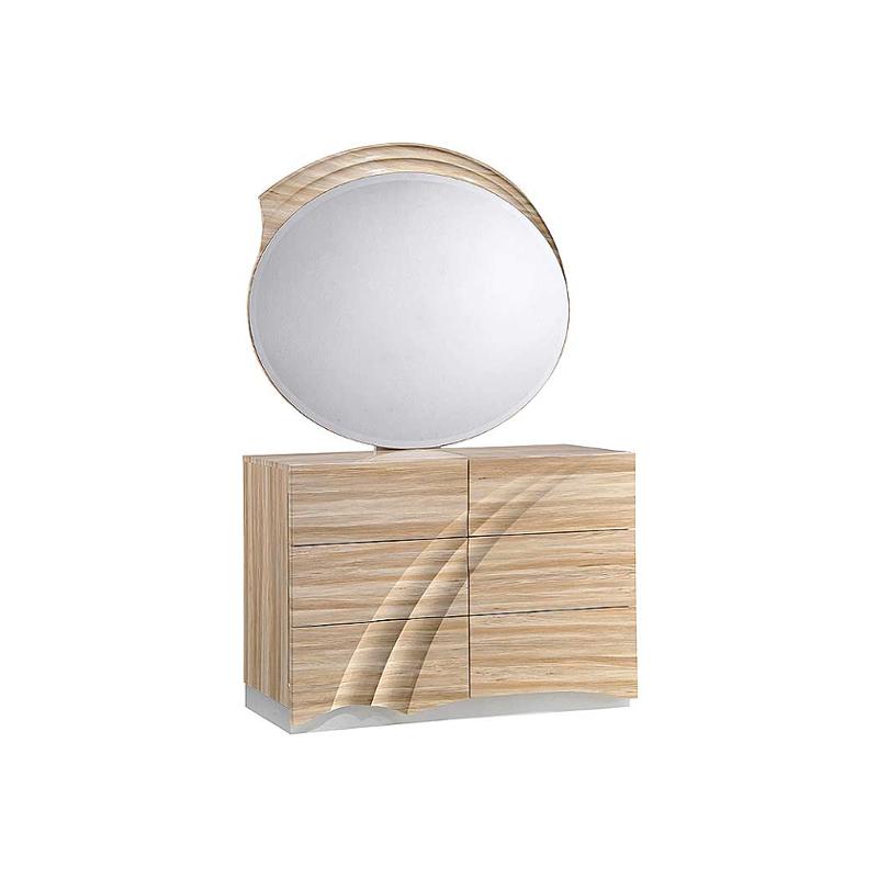 Eva-zc-m Global Furniture Eva - Zebra Cherry Bedroom Furniture Mirror