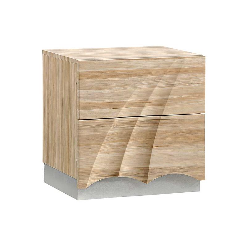 Eva-zc-ns Global Furniture Eva - Zebra Cherry Bedroom Furniture Nightstand