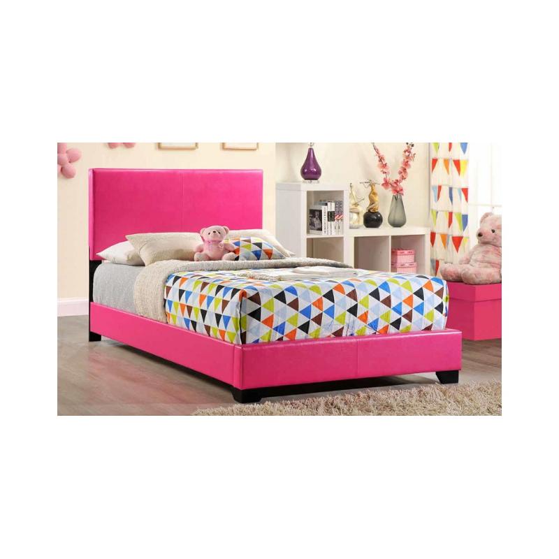 8103-p-fb Global Furniture 8103 - Pink Bedroom Furniture Bed