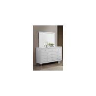 Catalina-mw-d Global Furniture Catalina - Metallic White Bedroom Furniture Dresser