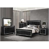 Galaxy-mb-ch Global Furniture Galaxy - Metallic Black Bedroom Furniture Chest