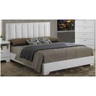 Natalie-wh-qb Global Furniture Natalie - White Bedroom Furniture Bed