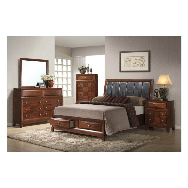 Oasis-oa-kb Global Furniture Oasis - Oak Bedroom Furniture Bed