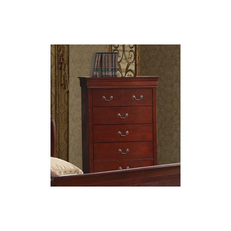 Philippe-ch-ch Global Furniture Philippe - Cherry Bedroom Furniture Chest