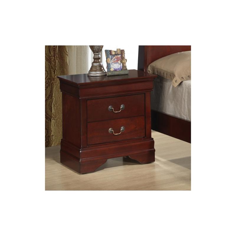 Philippe-ch-ns Global Furniture Philippe - Cherry Bedroom Furniture Nightstand