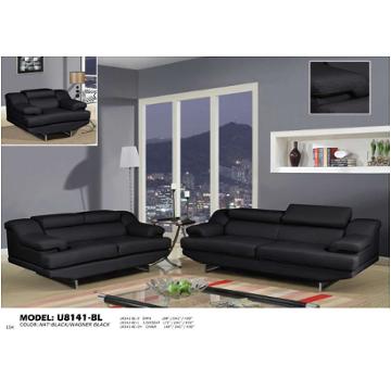 U8141-c - Nat-black And Wagner Black Global Furniture U8141 - Nat-black And Wagner Black Living Room Furniture Living Room Chair