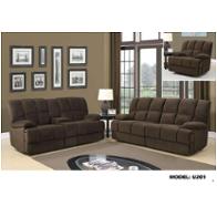 U201-s - Fabric - Dona Chocolate Global Furniture U201 - Fabric - Dona Chocolate Living Room Furniture Sofa