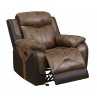 U2015-r - Fabric - Chocolate Global Furniture U2015 - Fabric - Chocolate Living Room Furniture Recliner