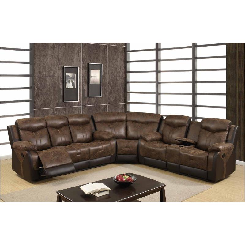 U2015-sectional-s - Fabric - Chocolate Global Furniture U2015 - Fabric - Chocolate Living Room Furniture Sectional