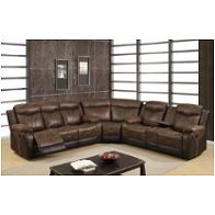 U2015-sectional-w - Fabric - Chocolat Global Furniture U2015 - Fabric - Chocolate Living Room Furniture Sectional
