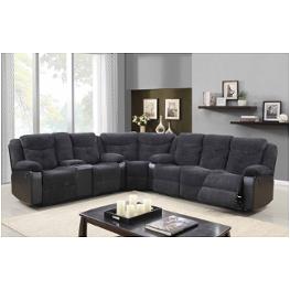 U1566-sectional-s - Fabric - Jasmine Mouse Global Furniture U1566 - Fabric - Jasmine Mouse Living Room Furniture Sectional