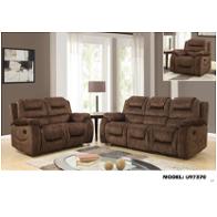 U97370-r - Chocolate Global Furniture U97370 - Chocolate Living Room Furniture Recliner