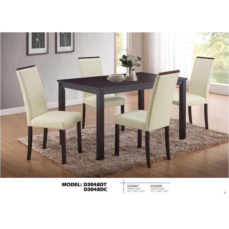 D3048dt Global Furniture 3048 Dining Room Furniture Dinette Table