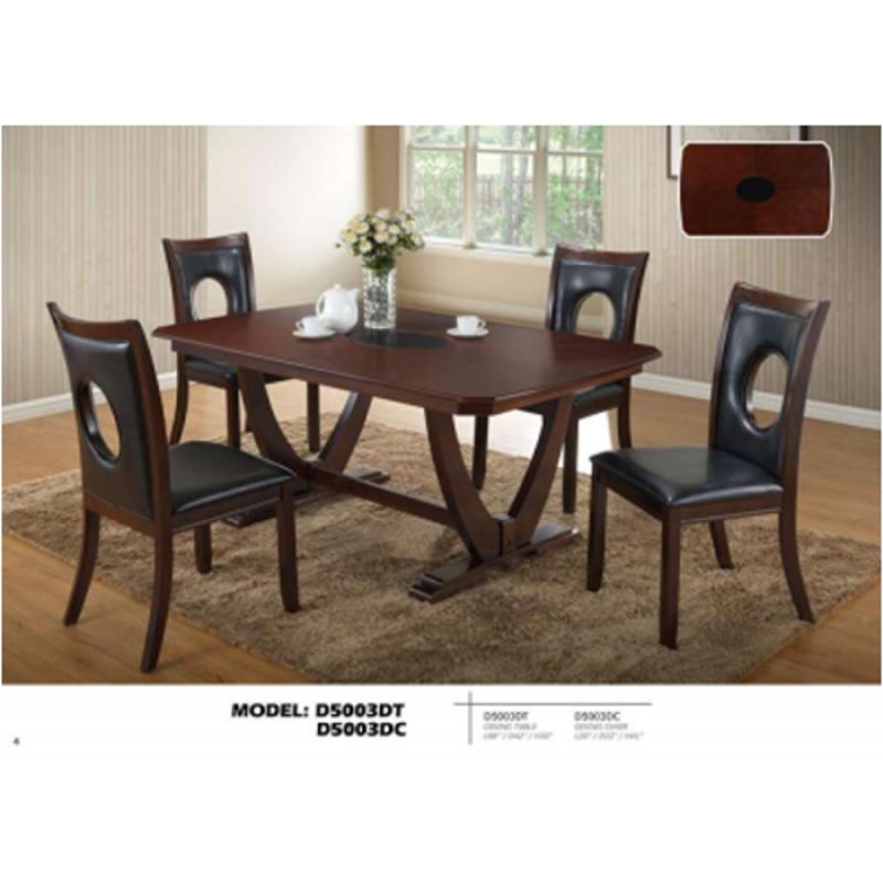 D5003dt Global Furniture 5003 Dining Room Furniture Dinette Table