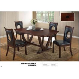D5003dt Global Furniture 5003 Dining Room Furniture Dinette Table