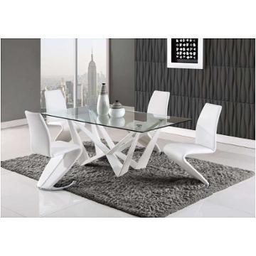 D2003dt-wh Global Furniture 2003 Dining Room Furniture Dinette Table