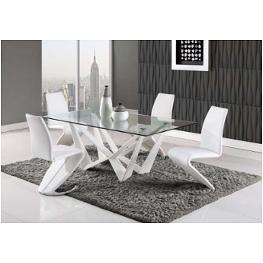 D2003dt-wh Global Furniture 2003 Dining Room Furniture Dinette Table