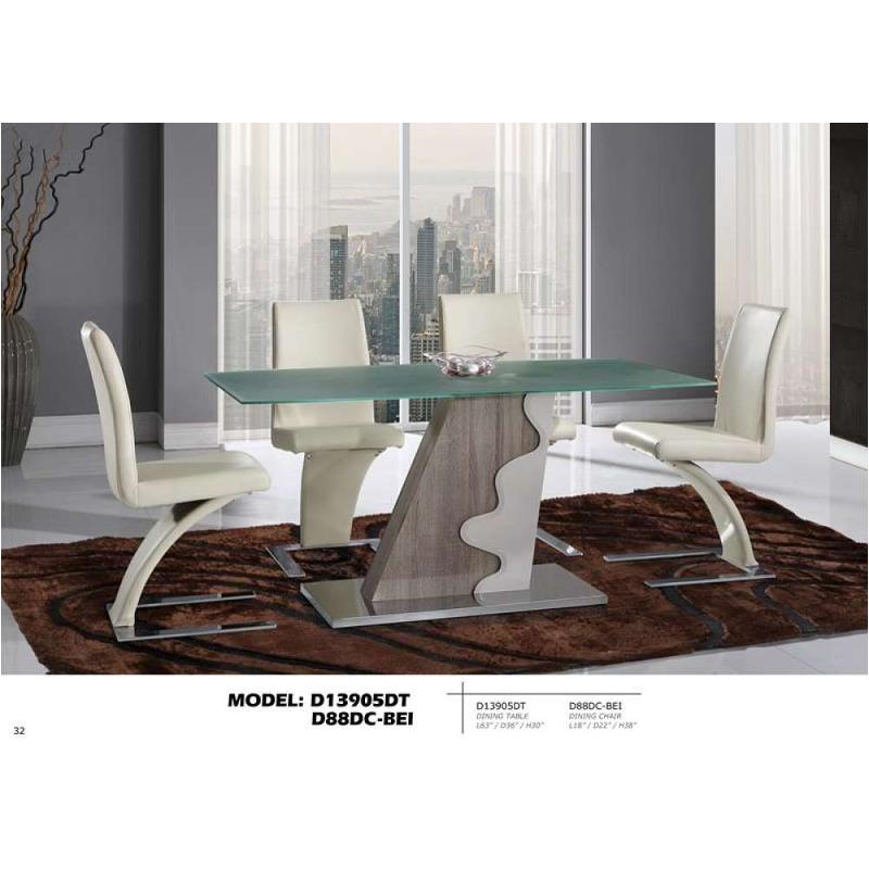 D13905dt Global Furniture 13905 Dining Room Furniture Dinette Table