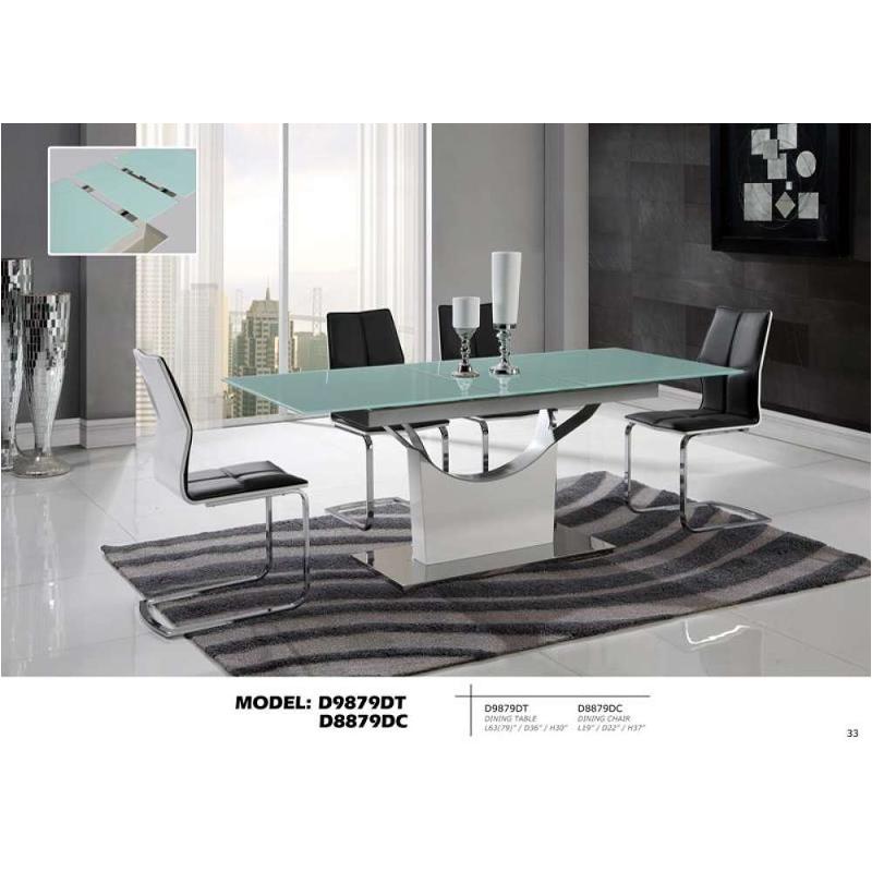 D9879dt Global Furniture 9879 Dining Room Furniture Dinette Table