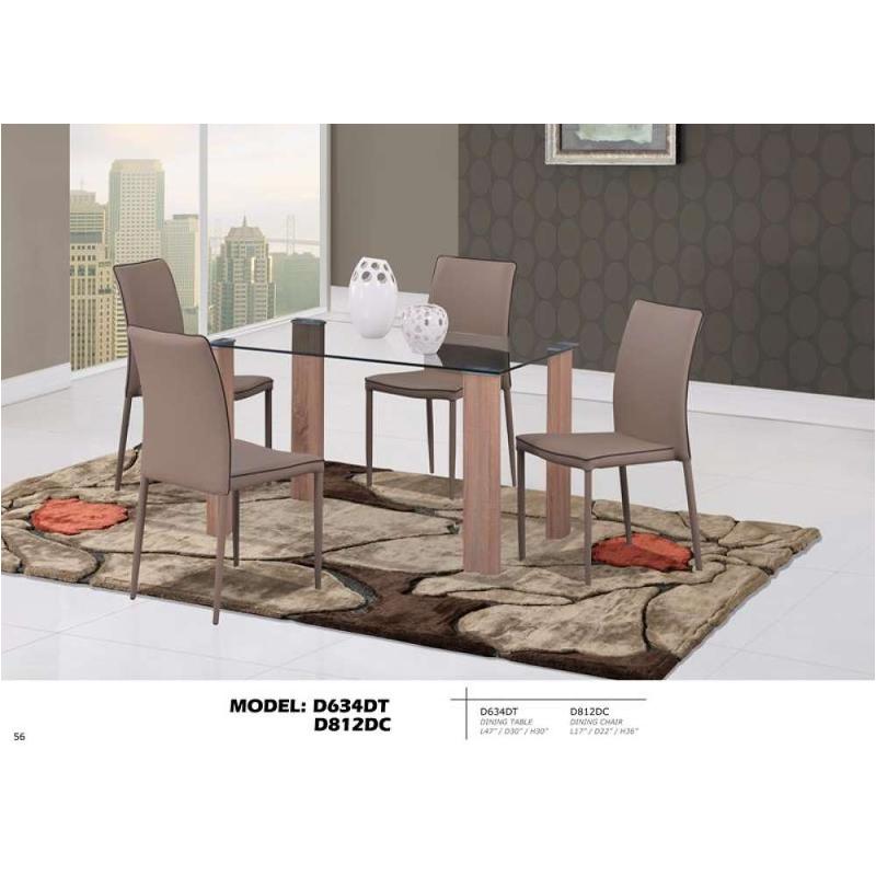 D634dt Global Furniture 634 Dining Room Furniture Dinette Table