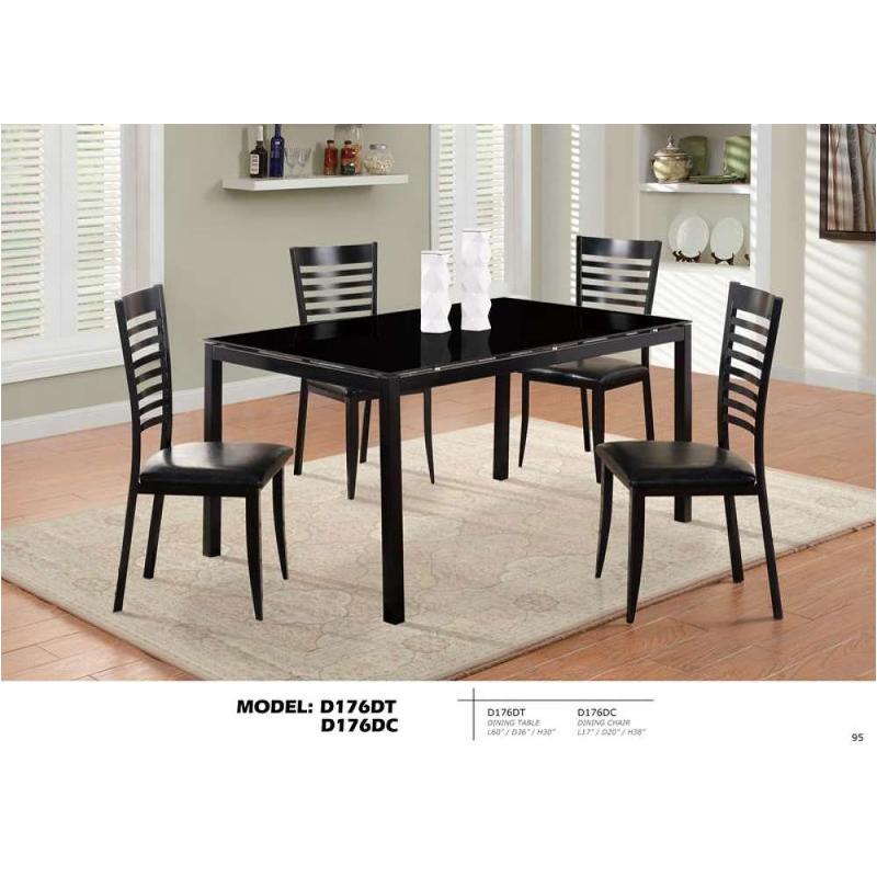 D176dt Global Furniture 176 Dining Room Furniture Dinette Table