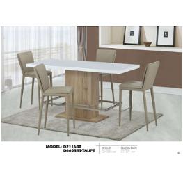 D2116bt Global Furniture Accent Furniture Counter Height Table