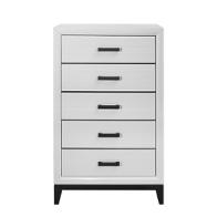 Kate-ch Global Furniture Kate - White Bedroom Furniture Chest