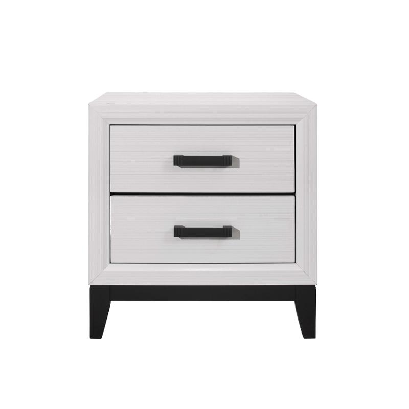 Kate-ns Global Furniture Kate - White Bedroom Furniture Nightstand