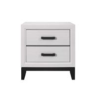Kate-ns Global Furniture Kate - White Bedroom Furniture Nightstand