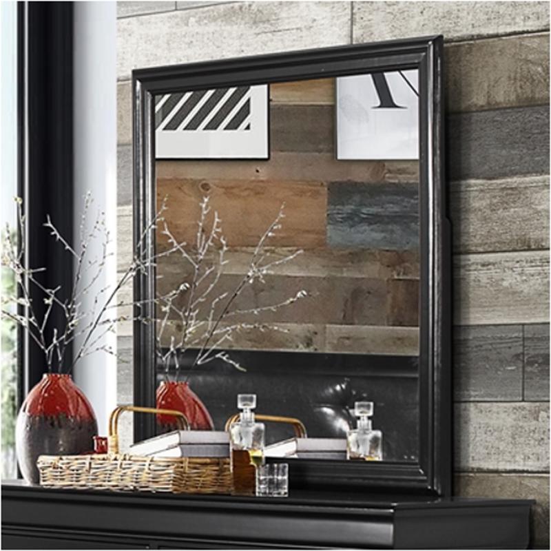 Marley-bl-m Global Furniture Marley - Black Bedroom Furniture Mirror