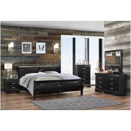 Marley-bl-kb Global Furniture Marley - Black Bedroom Furniture Bed